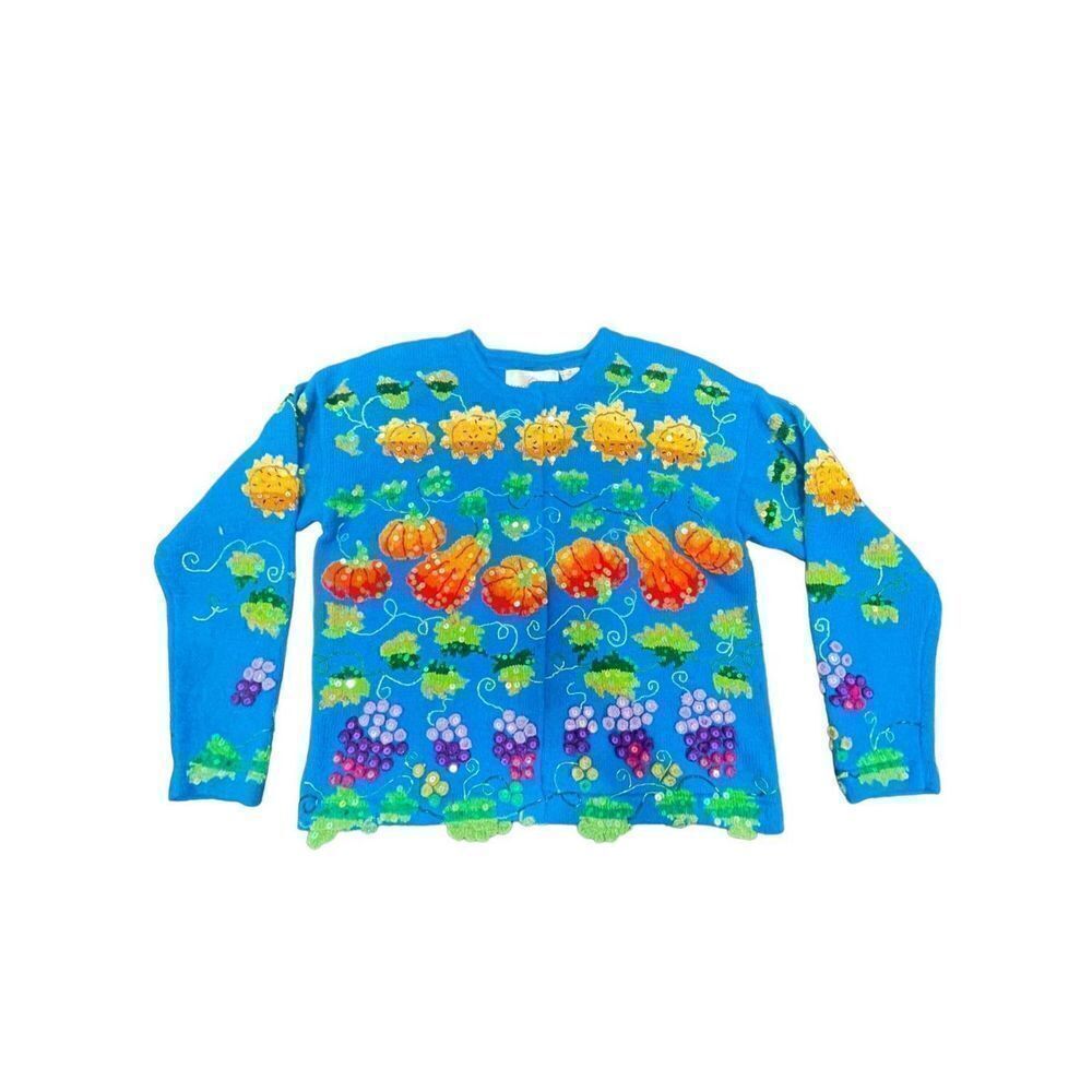 1990s Y2K VINTAGE JANE’S CLOSET DESIGN OPTIONS Embellished Fruit Sequin Embroide